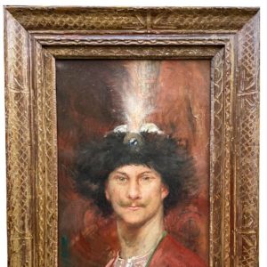 huile-sur-toile-portrait-prince-ottoman-par-gaston-hoffmann