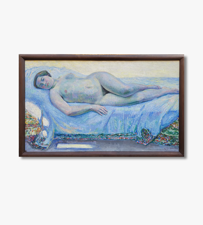 huile-sur-toile-nu-endormi-par-augustin-carrera-1911