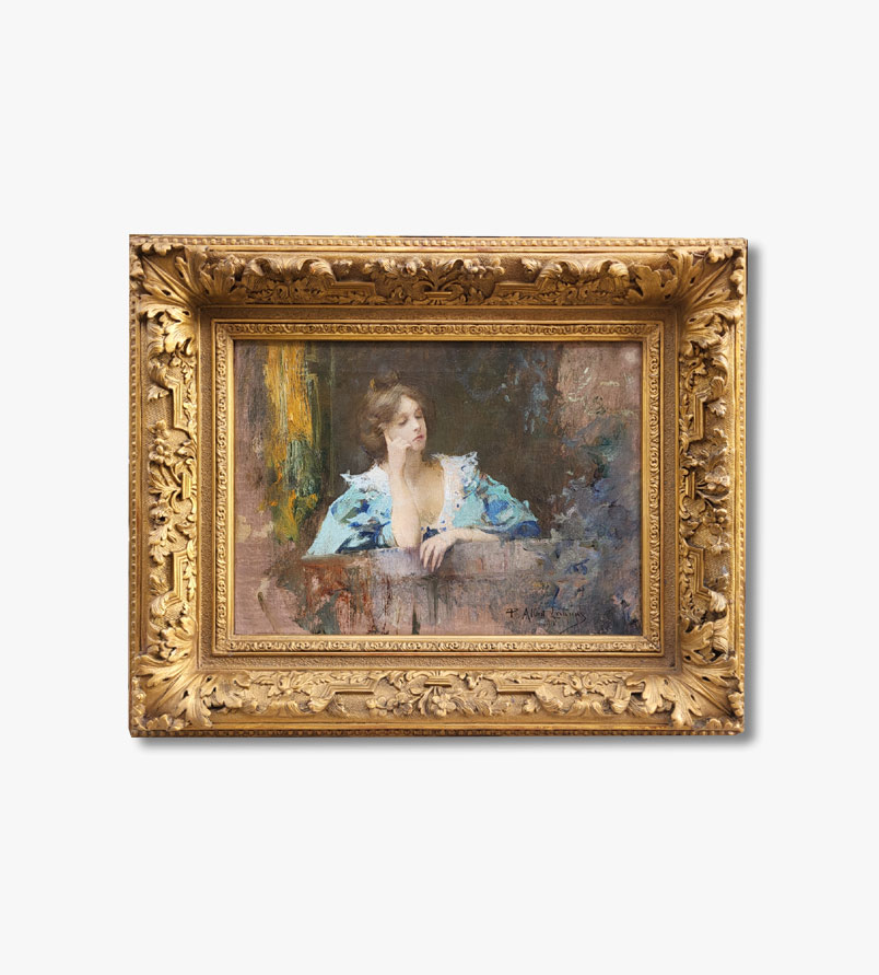 huile-sur-toile-roxane-par-paul-albert-laurens